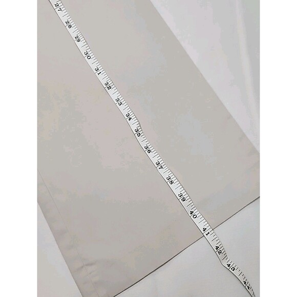 EXPRESS Women's Editor Light Khaki Trousers- Size 10 R Bootcut Pockets Dressy - Picture 7 of 11